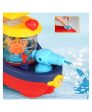 Transparent Water Cannon Boat With Light & Music For Discount