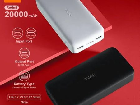 Redmi 20000mAh Power Bank-A+ Fashion