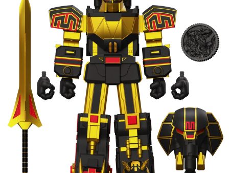 Super7 Ultimates: Mighty Morphin Power Rangers - Megazord Negro y Dorado For Cheap