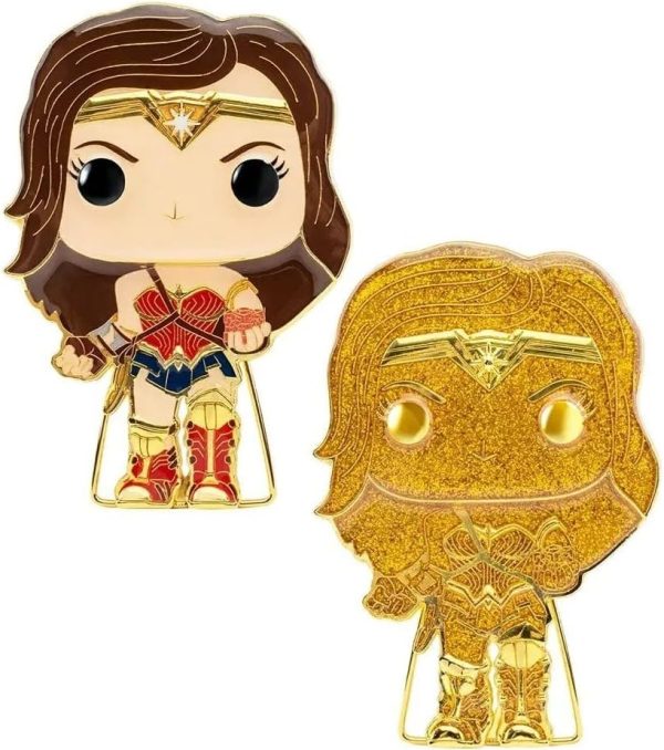 Funko Pop Pin: DC Justice League - Wonder Woman Pin Esmaltado Chase Cheap