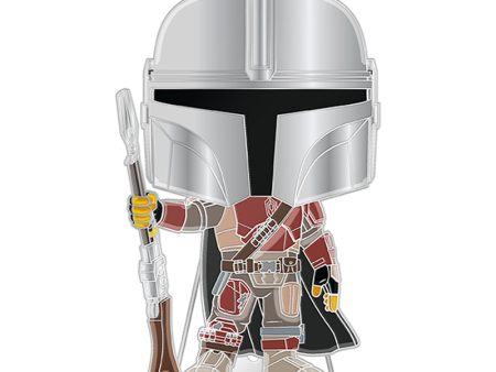 Funko Pop Pin: Star Wars The Mandalorian -  Mando Esmaltado Sale