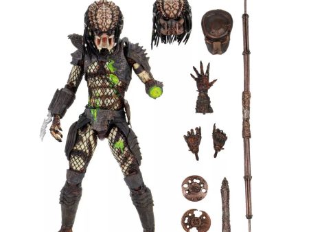 NECA Figura de Accion Ultimate: Depredador 2 - Cazador de la Ciudad Herido 7 Pulgadas For Sale