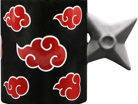 ABYstyle Taza 3D De Ceramica: Naruto Shippuden - Shuriken Akatsuki 450 ml Supply