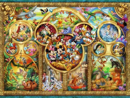 Ravensburger Rompecabezas Adultos: Disney - Personajes 500 piezas Discount