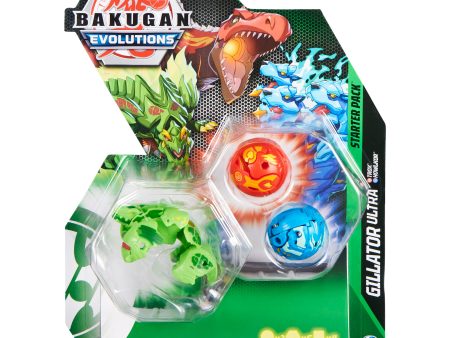 Bakugan: Evolutions Starterpack - Gillator Ultra, Trox Y Howlkor Online Hot Sale