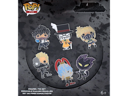 Funko Pop Pin: My Hero Academia - Set  De Villanos 6 Pack Cheap