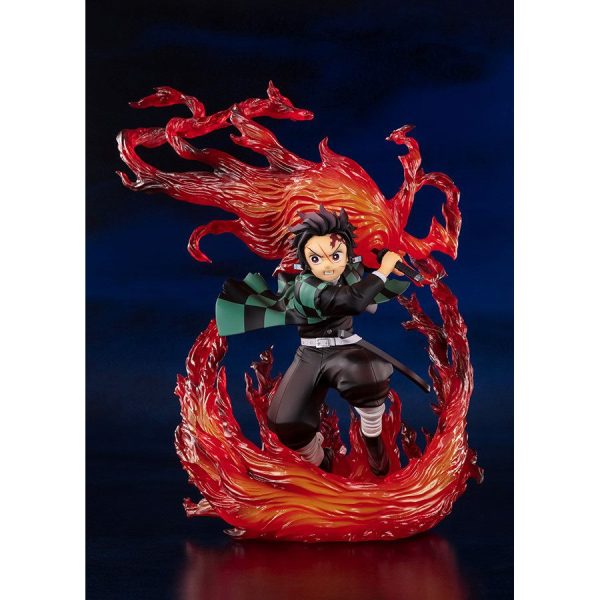 Bandai Tamashii Nations Figuarts ZERO: Demon Slayer - Tanjiro Kamado Hinokami Estatua Hot on Sale