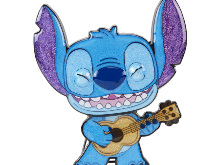 Funko Pop Pin: Disney Lilo y Stitch - Stitch Con Ukelele Pin Esmaltado Sale