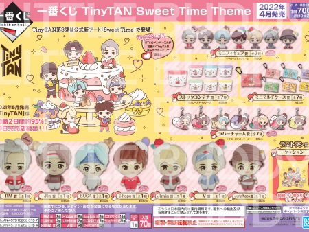 Banpresto Ichiban Kuji: Tinytan Sweet Time - BTS Set de Premios Loteria Fashion