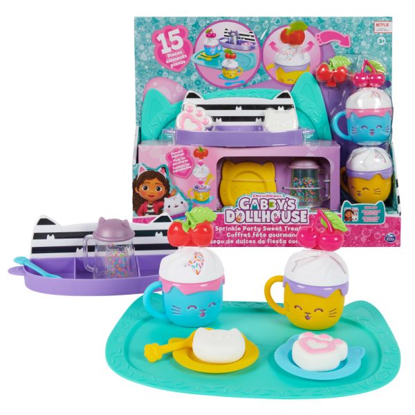 Gabbys Dollhouse: Set De Juego Dulces De Fiesta Con Confeti Online Sale