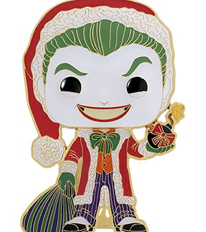 Funko Pop Pin: DC Navidad - Joker Esmaltado on Sale