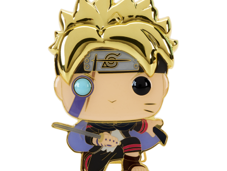 Funko Pop Pin: Boruto Next Generations - Boruto con Marcas Glow Pin Esmaltado Supply