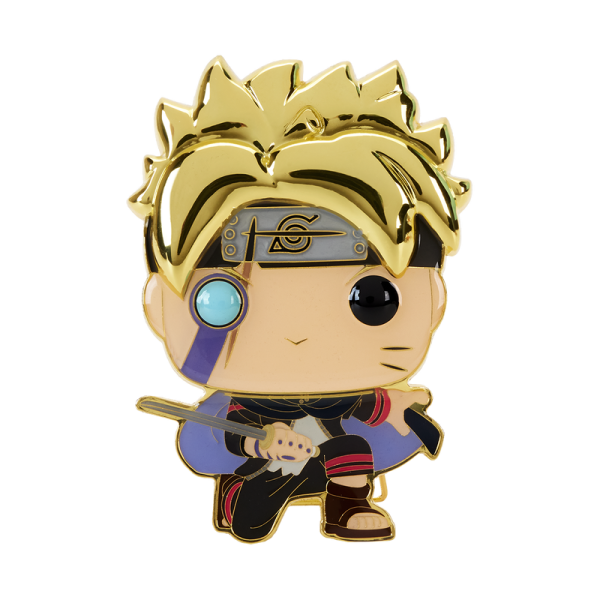 Funko Pop Pin: Boruto Next Generations - Boruto con Marcas Glow Pin Esmaltado Supply