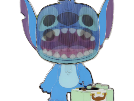 Funko Pop Pin: Disney Lilo y Stitch - Stitch Con Tocadiscos Pin Esmaltado Online Sale