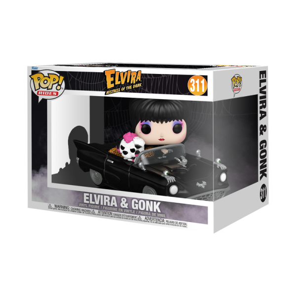 Funko Pop Rides Deluxe: Elvira La Dama De La Oscuridad - Elvira con Macabre Mobile Online Sale