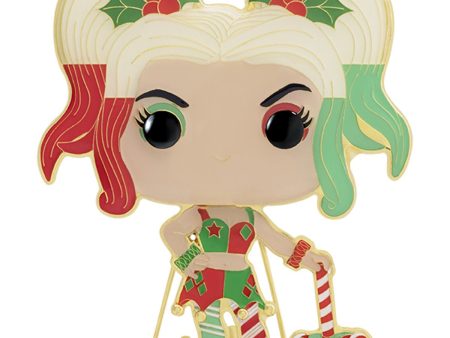 Funko Pop Pin: DC Navidad - Harley Quinn Esmaltado For Sale