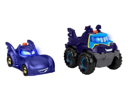 Fisher Price Batwheels: Paquete De 2 Vehiculos Con Luces Online