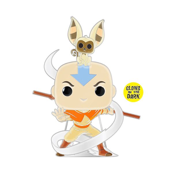 Funko Pop Pin: Avatar El Ultimo Maestro Del Aire - Aang y Momo on Sale