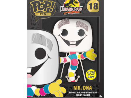 Funko Pop Pin: Jurassic Park - Mr Dna Glow Pin Esmaltado Discount