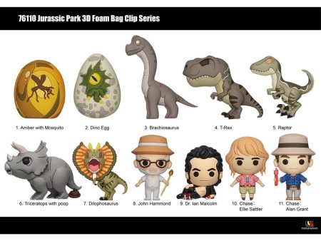 Monogram Llavero 3D para Mochila: Universal Studios Jurassic Park - Figura Sorpresa Series 1 on Sale